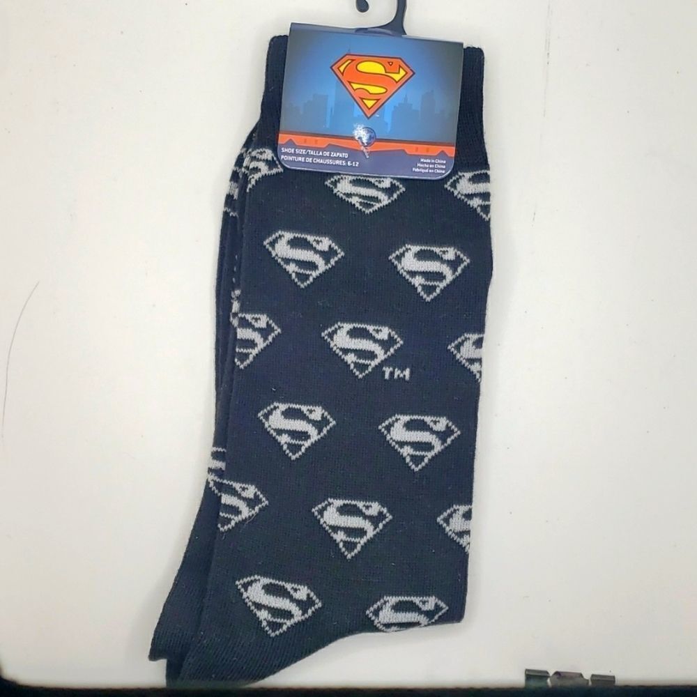 D.C. COMIC Superman socks superman symbols